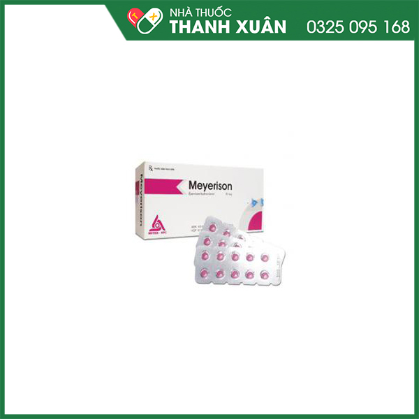 Thuốc Meyerison 50mg giảm trương lực cơ